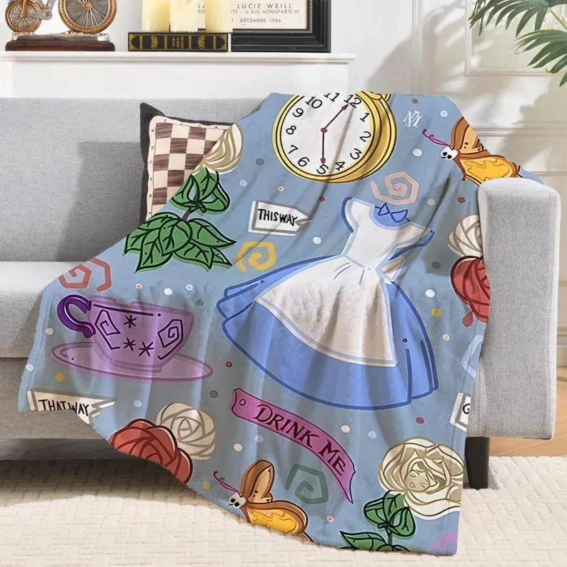 Disney Alice In Wonderland Fleece Blanket