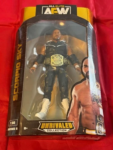 SCORPIO SKY AEW SERIES 5 #38 ELITE WWE NEW FIGURE WRESTLING