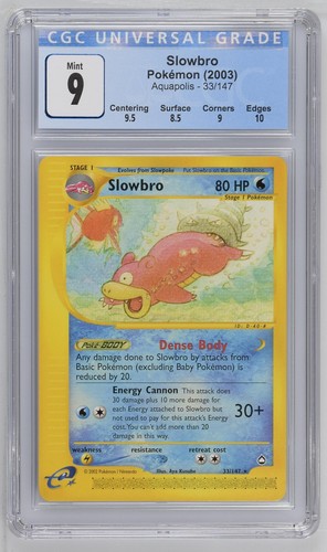 Slowbro graded CGC 9 for sale on eBay