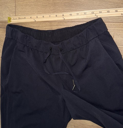 Lululemon Keep Moving Pant 7/8 High-Rise Sz 10 Black Pull On Lightweight Tapered - Picture 10 of 11