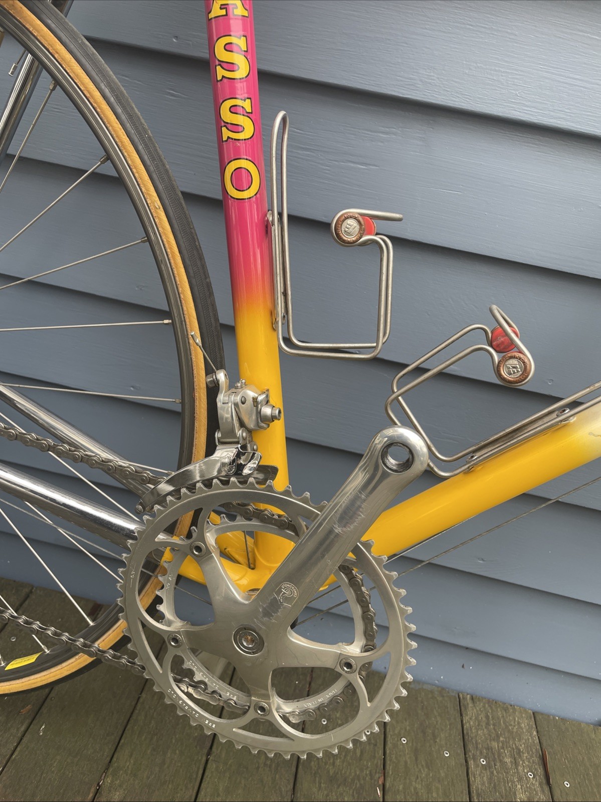 1988 Lighly Used BASSO LOTO Bicycle • SLX • Early Campagnolo C-Record • 55cm.