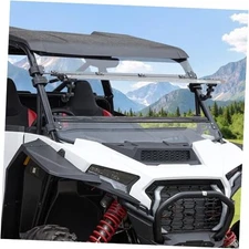 2025 RZR XP 1000 Flip Windshield, Scratch Resistant Front Full Windshield 