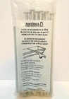 AMERIMAX  8" WHITE ALUMINUM GUTTER SPIKES w/ 6" FERRULE 10 PIECES
