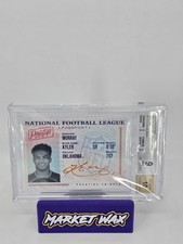 2019 Panini Prestige Kyler Murray Passport Signatures BGS 9 BGS 10 Auto RED Ink