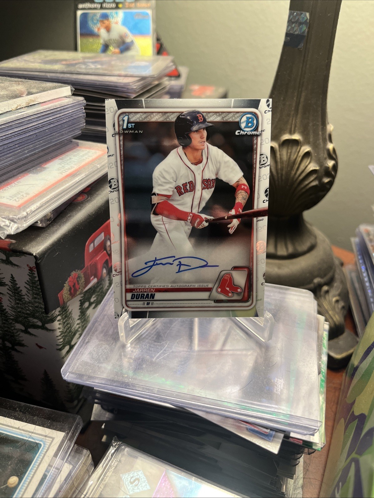 2020 Bowman - Chrome Prospects Autographs Jarren Duran #CPA-JD (AU, RC)