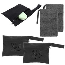 2Pcs Travel Soap Bar Bag with 2 Pcs Foaming Nets, Quick Dry Soap Pouch Bar
