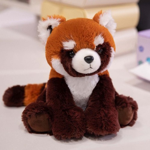 Peluche Panda Rosso Douglas Cuddle Toys, 23 Cm, Seduto, Colore Marrone/rossiccio/bianco, Morbido, #4619
