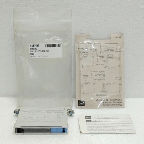 Nueva barrera de seguridad intrínsecamente segura R. STAHL 9001/01-252-060-141 - Imagen 1 de 10