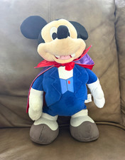 Disney Mickey Mouse Dracula Vampire Plush Stuffed Animal, Small 6-14 in, Ages 3 