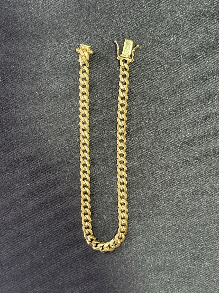 Jacoje 18K Solid Gold Miami Cuban Bracelet View 3