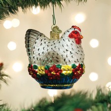 Old World Christmas - French Hen - 16144