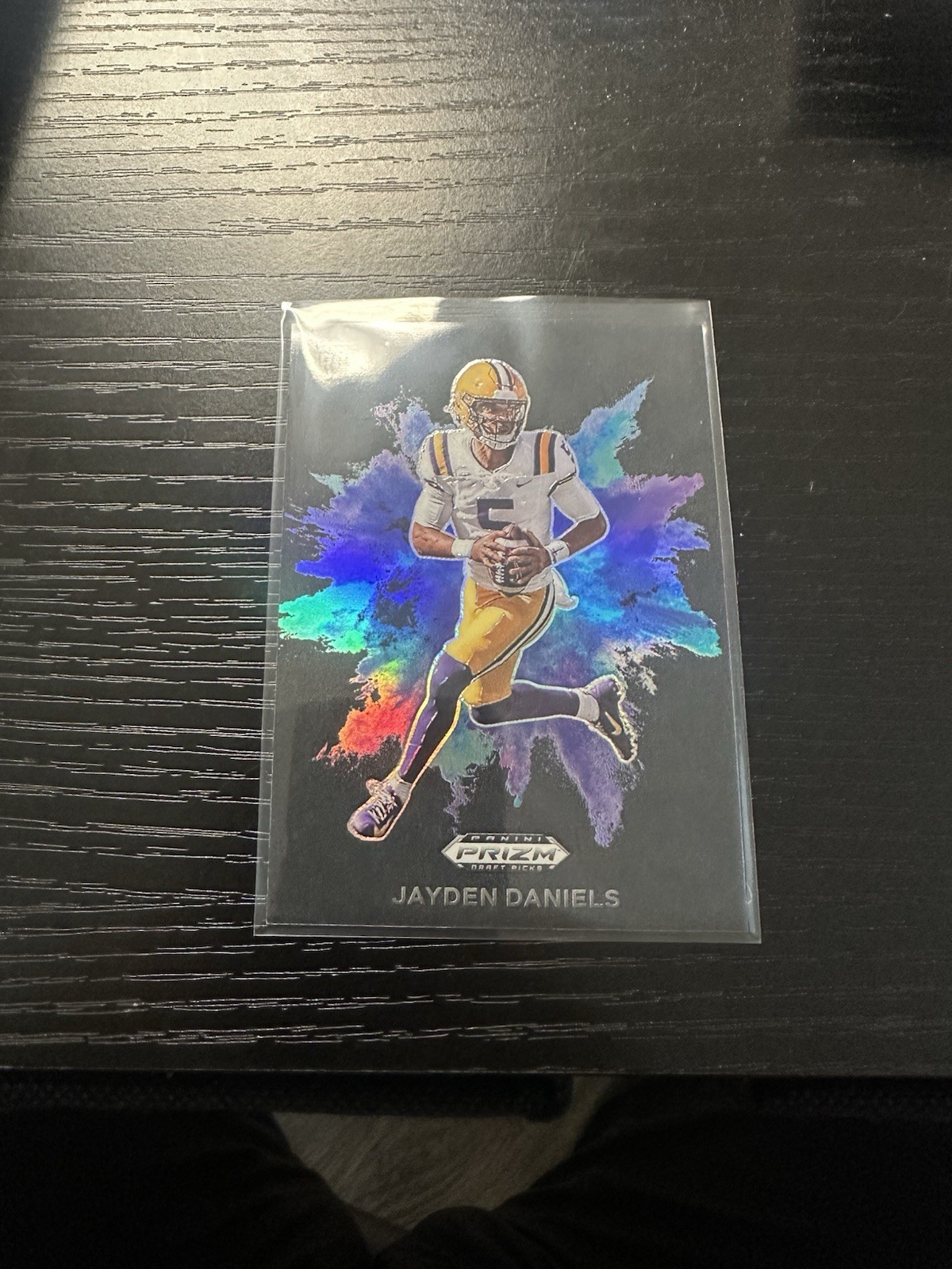 2024 Panini Prizm Draft Picks - Black Color Blast Jayden Daniels #CB-5 (RC)