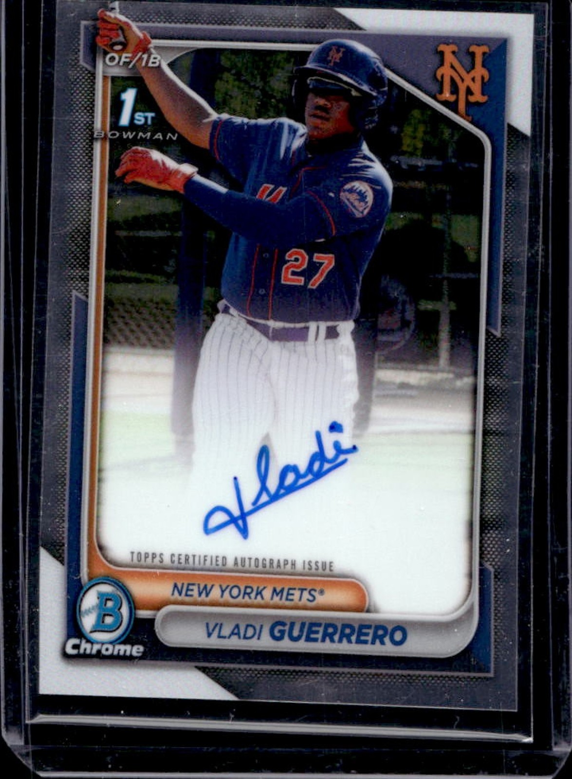 2024 Bowman Chrome Vladi Guerrero Auto 1st #CPA-VG Mets