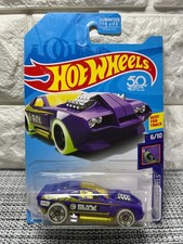 Hot Wheels TREASURE HUNT TH 50th HW Glow Wheels 6/10 Hollowback Purple