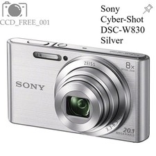 Sony Cyber-Shot DSC-W830 20.1MP 8x Optical Zoom Digital Camera Silver