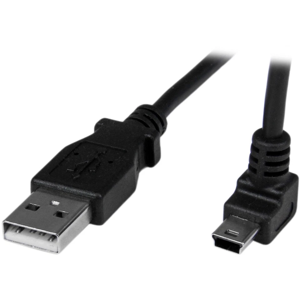 StarTech 1m Mini USB Cable - A to Up Angle Mini B (USBAMB1MU) - Image 2 of 4