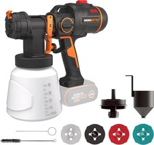 Worx Wx020.9 18v Cordless Hvlp Paint Sprayer - Black
