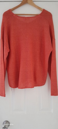 POETRY Jumper 100% Linen Size 20 New with tags Rrp. £139 - Picture 8 of 12