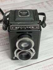 Argoflex 620 Film Box Camera Vintage Argus 1940's 75mm F4.5 Anastigmat Lens