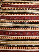 1/2 Yard Dan Morris Design 2015 for Quilting Treasures" Dog Paw Prints And Bones
