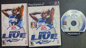 NBA: LIVE 2001 - Sony Play Station 2 - Electyronic Arts - PS2 Video Game