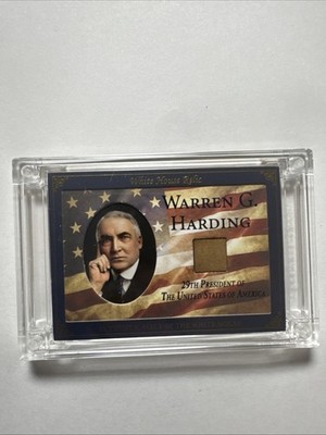 A WORD FROM POTUS 2025 WARREN G HARDING RELIC LIMITED EDITION 53/76