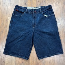 Vintage Ecko Unltd Shorts Mens 38 Dark Blue Denim Jorts Carpenter Baggy Fit Y2K