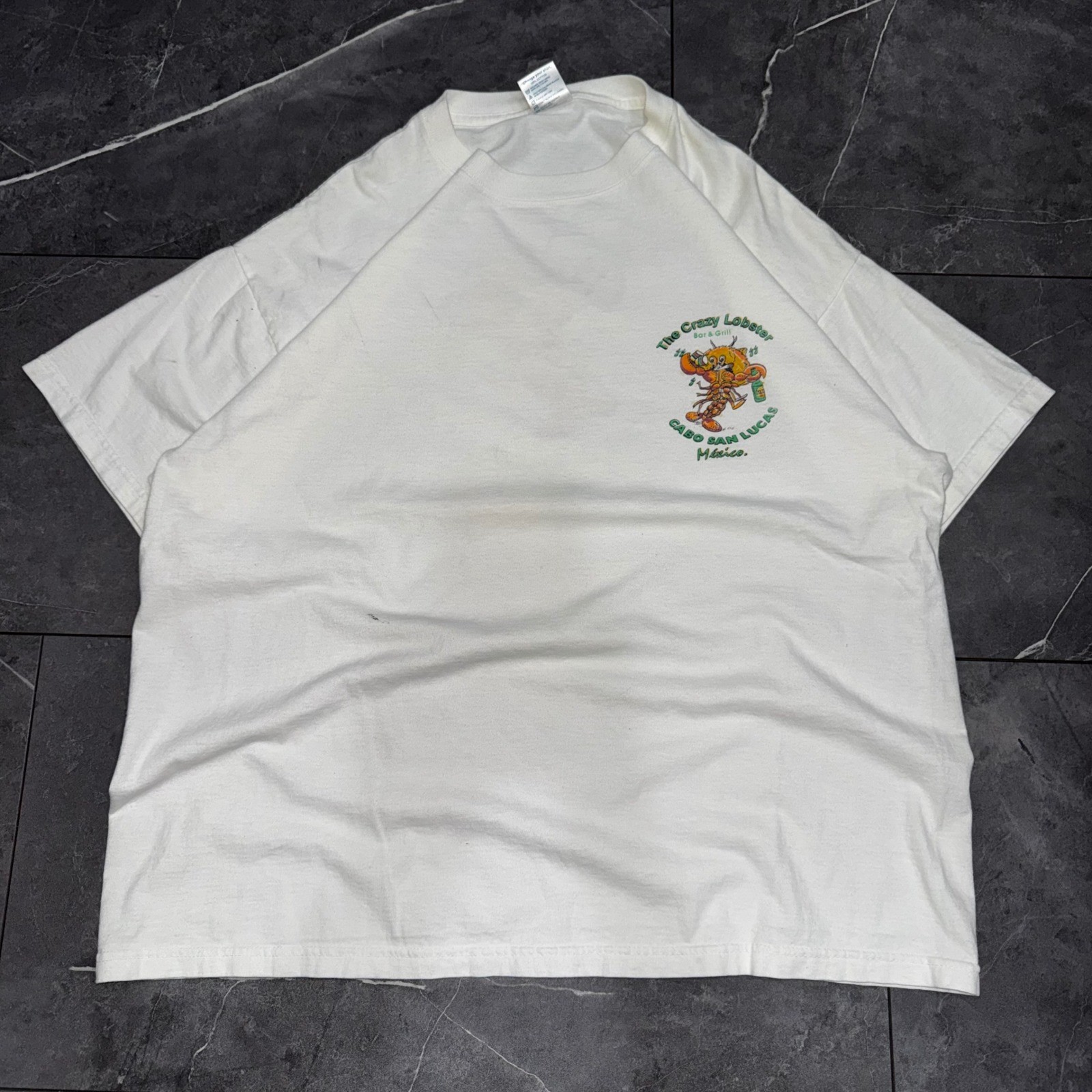 Vintage The Crazy Lobster Cabo San Lucas Mexico T-Shirt Delta Magnum Weight XL