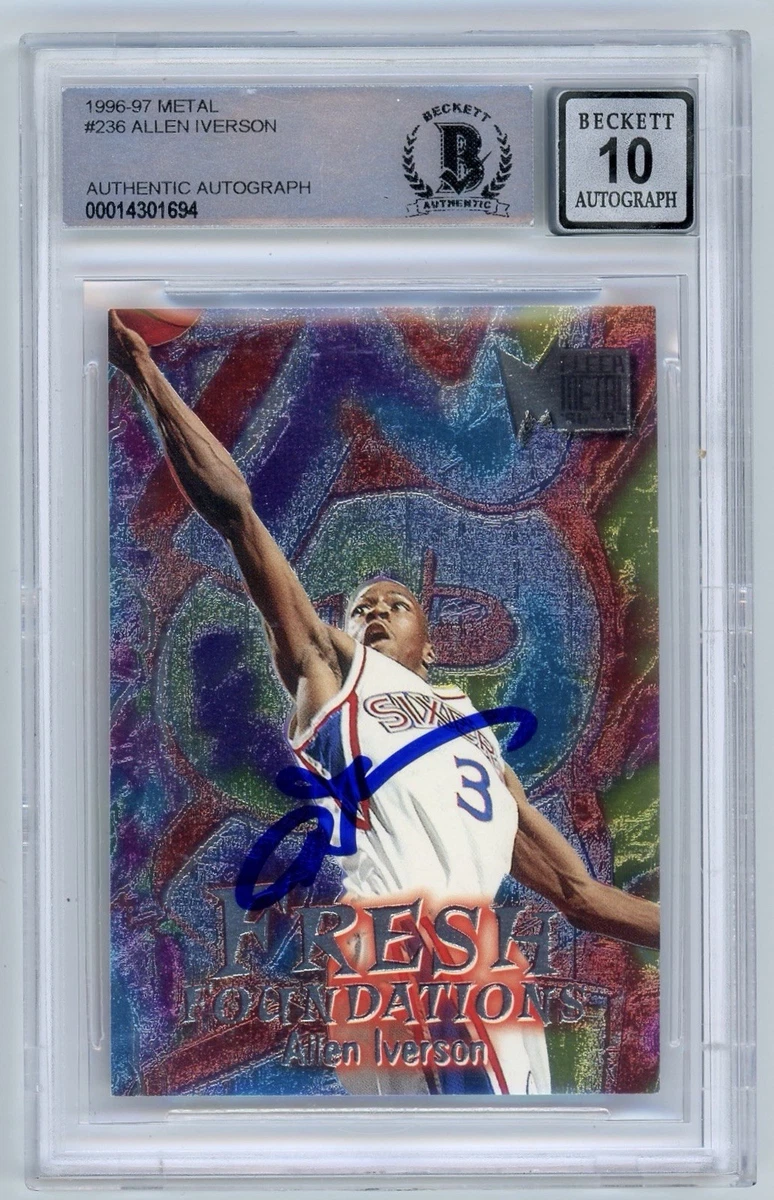 Allen Iverson 10 Graded Basketball Sports Trading Cards