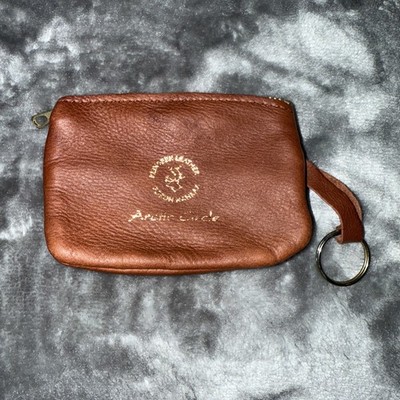 Reindeer Leather Coin Purse Keychain Arctic Circle