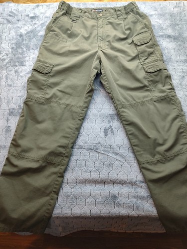 5.11 Tactical Hose Herren 34 x 32 olivgrün Cargo Wandern Outdoor Gorpcore