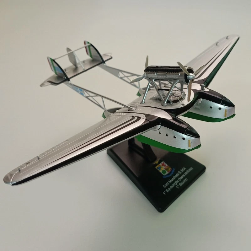 1:144 Diecast Militär Flugzeug Modell SIAI-Marchetti S.55X FlyingBoat Sammlung