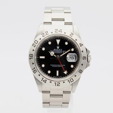 [2607] Rolex Explorer 40mm - 16570 Schwarz Oyster Herrenuhr Sehr guter Zustand