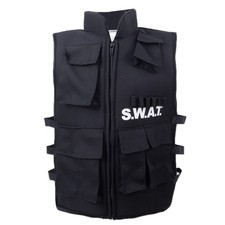 Kinderweste SWAT 5-10 Jahre Boland Kinderkostüm Polizei Weste Fasching Karneval