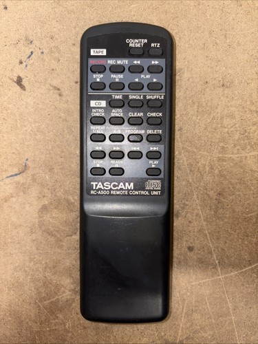 RC-A500 For TASCAM CD-A500 CD/Cassette Player Recorder Replace Remote Control