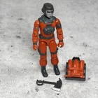 Vintage GI Joe Barbecue Action Figure Hasbro ARAH 80s
