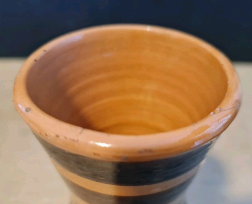 VINTAGE TERRACOTTA VASE HAND PAINTED 8" - Picture 10 of 20