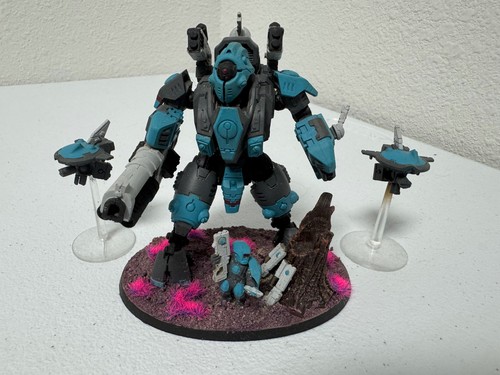 Warhammer 40K T'au Tau Empire Ghostkeel Battlesuit bemalt 6/10 92825