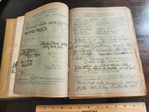 Great 1934 University Tours U.S. Scrapbook Photo Album Travel Diary - Picture 5 of 24
