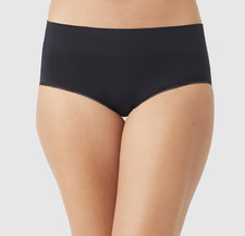 Wacoal LARGE Size 7 Feeling Flexible Brief Panty NWOT 875332 Black