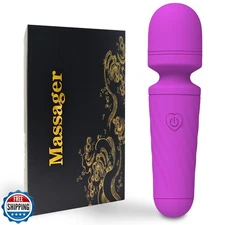 Gsttoomeep Mini Handheld Massager with 10 Quiet Vibration Modes C