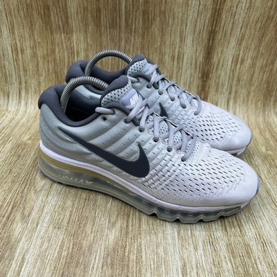 Nike Air Max 2017 Men's Size 7 Wolf Grey Running Shoes Sneakers 849559-101
