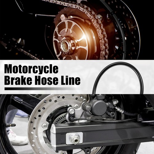 Universal Pack (1) AN3 28 90 Degree M10 Motorcycle Hydraulic Brake Line 110cm - Picture 3 of 7