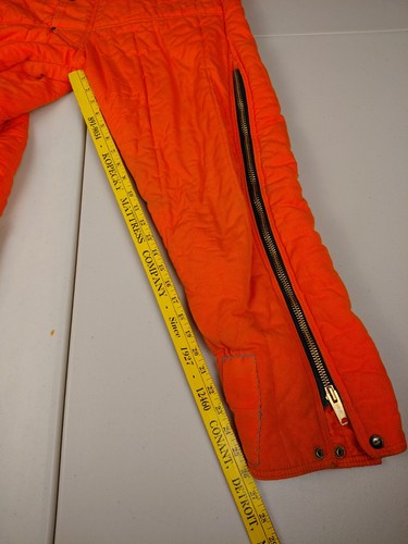 Vintage RefrigiWear orange Overall starke Gebrauchsspuren siehe Maße 20Bx26 Schrittlänge - Bild 20 von 24