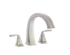 Glacier Bay Mason 2-Handle Deck Mount Roman Tub Faucet in Brushed Nickel New NIB