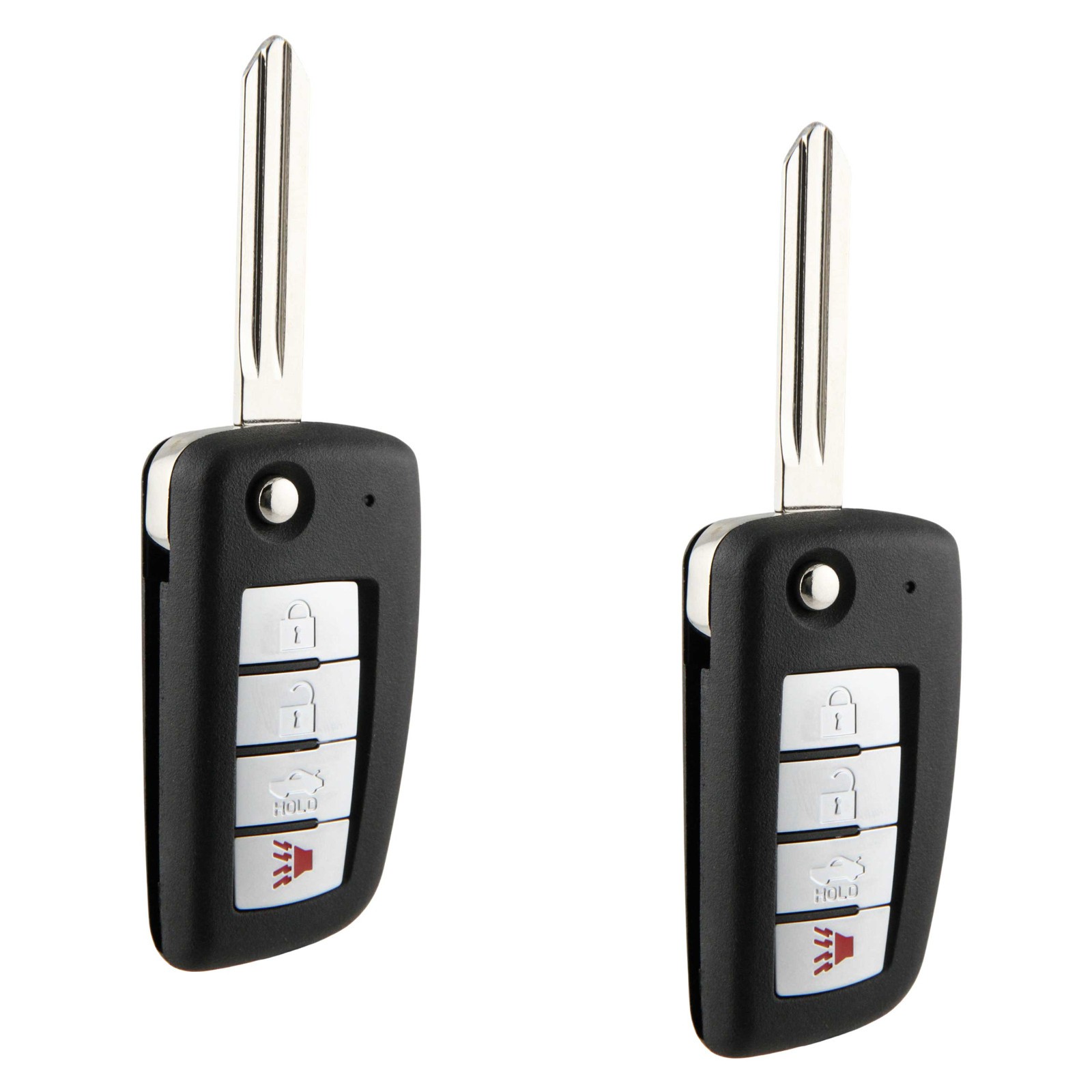 2 For 2004 2005 2006 2007 2008 2009 2010 2011 Nissan Flip Key 4b (CWTWB1U751)