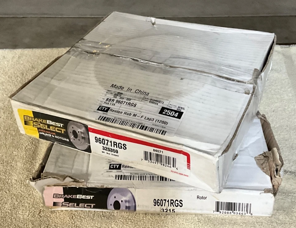 (2) ROTORES DELANTEROS DE HIERRO FUNDIDO BEST SELECT FRENO NISSAN 240SX, 96071RGS, NIOB Foto 2 de 4