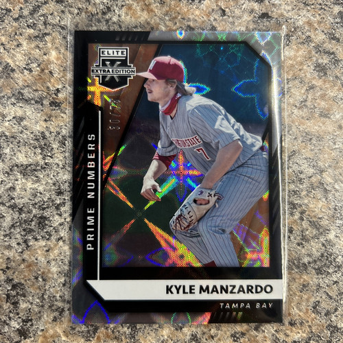 2021 Panini Elite Extra Edition Prime Numbers /73 Kyle Manzardo #63 - Bild 1 von 2