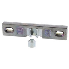 SI Siegenia Schnäpper 380 Türschnäpper A0380 mit Hülse silber 284575 90x19x11 mm
