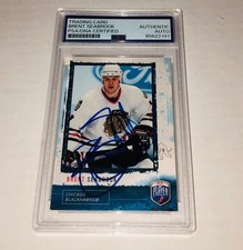 Brent Seabrook 2006-07 Be A Player #44 Signed Card Auto PSA RARE A